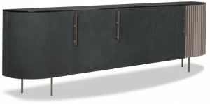 BAXTER Буфет лакированный с распашными дверцами Plissé