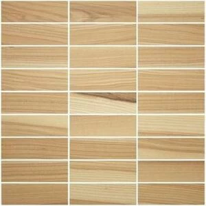 Мозаика и 3D панели из дерева Da Vinci Мозаика 9x3 Select 020 Ясень Селект (Гладкая) 324х324 мм.