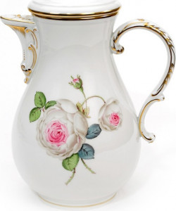 86110 Meissen Кофейник 1,2л "Белая роза" Фарфор