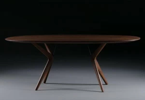 Artisan Овальный обеденный стол из массива дерева Lakri Otlaxxyy