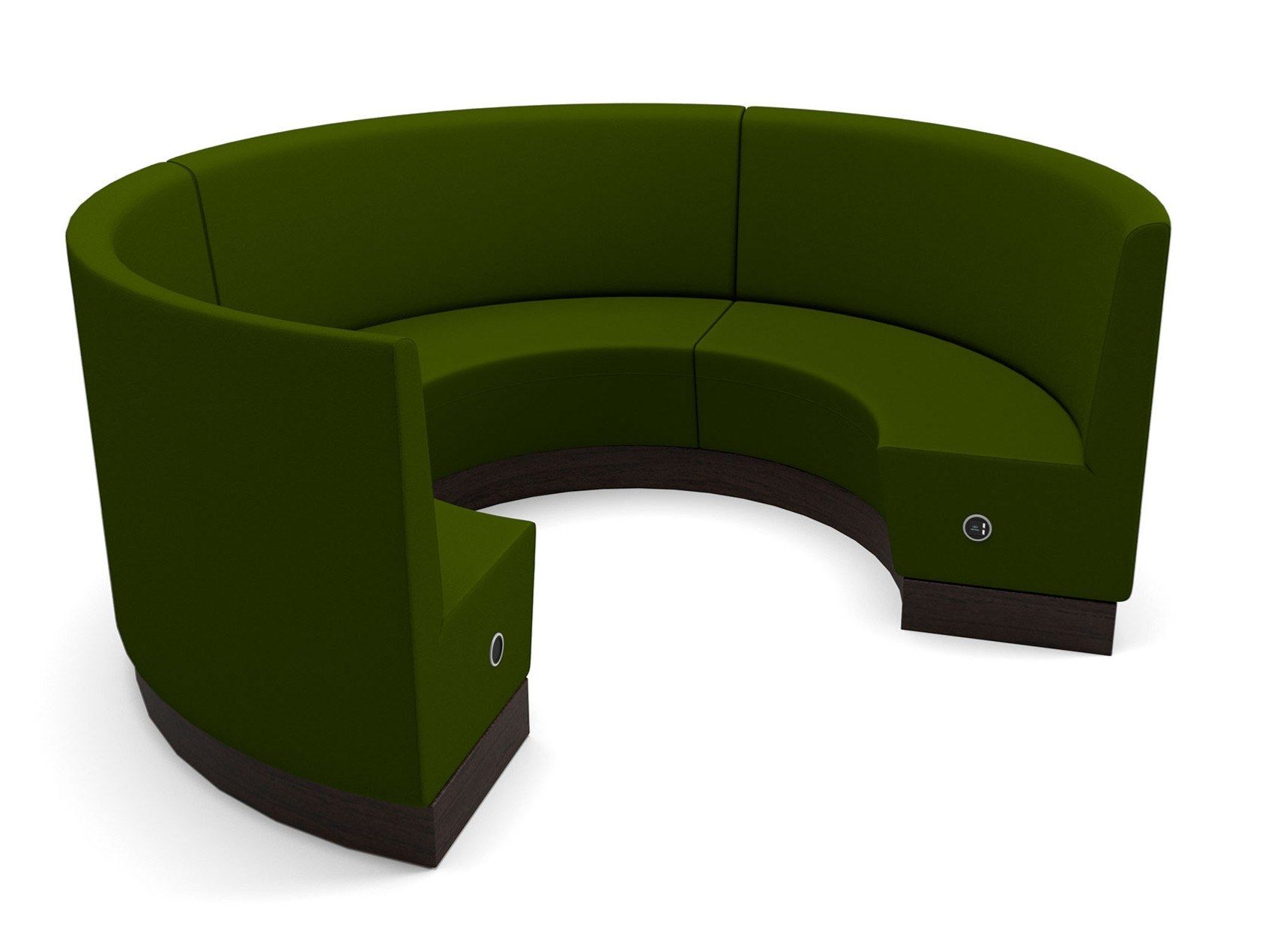 Изогнутый тканевый диван с огнестойкой обивкой Domingo Salotti Джастин ARCH-00019325 - Вид №2