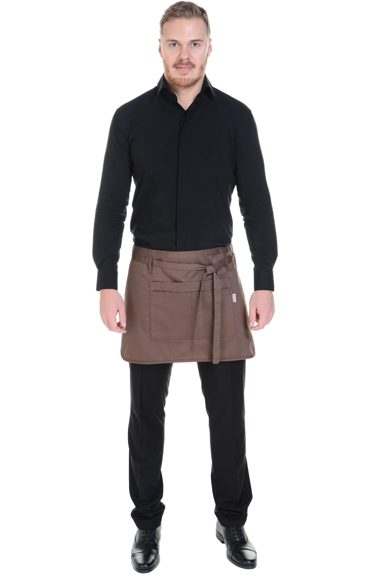 59843 Фартук  укороченный, цвет chocolate BARISTA  Одежда для официантов  размер  - Вид №8