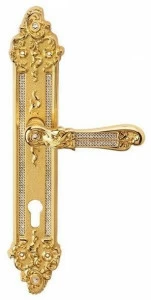 LINEA CALI' Ручка из хромированной латуни на пластине Tiffany mesh