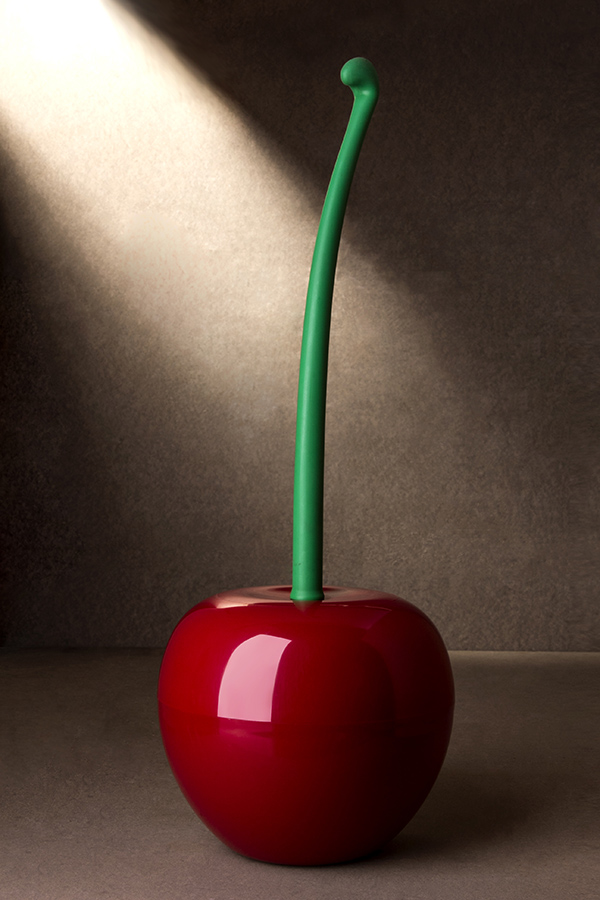 Ёршик туалетный cherry QUALY  253526 Красный  - Вид №2