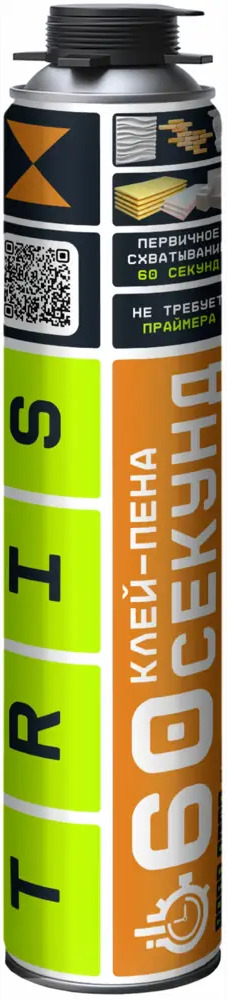 89350412 Клей-пена Tris 60 секунд универсальный 830 г STLM-1016915