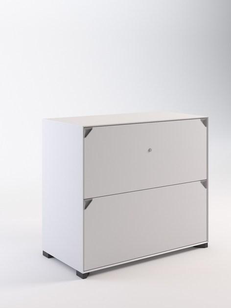 Steelbox by Metalway Низкий офисный ящик для хранения из листового металла с замком Joint sun-id-1428949 - Вид №21
