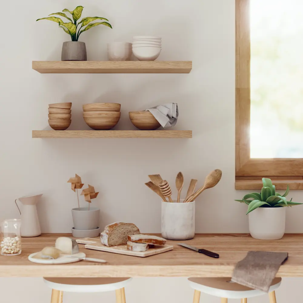 Полка настенная Spaceo Oak 80x23.5 см МДФ цвет дуб STLM-2072989 - Вид №6