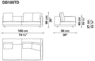 B&B Italia Кожаный диван Dock sun-id-1441060 - Вид №48