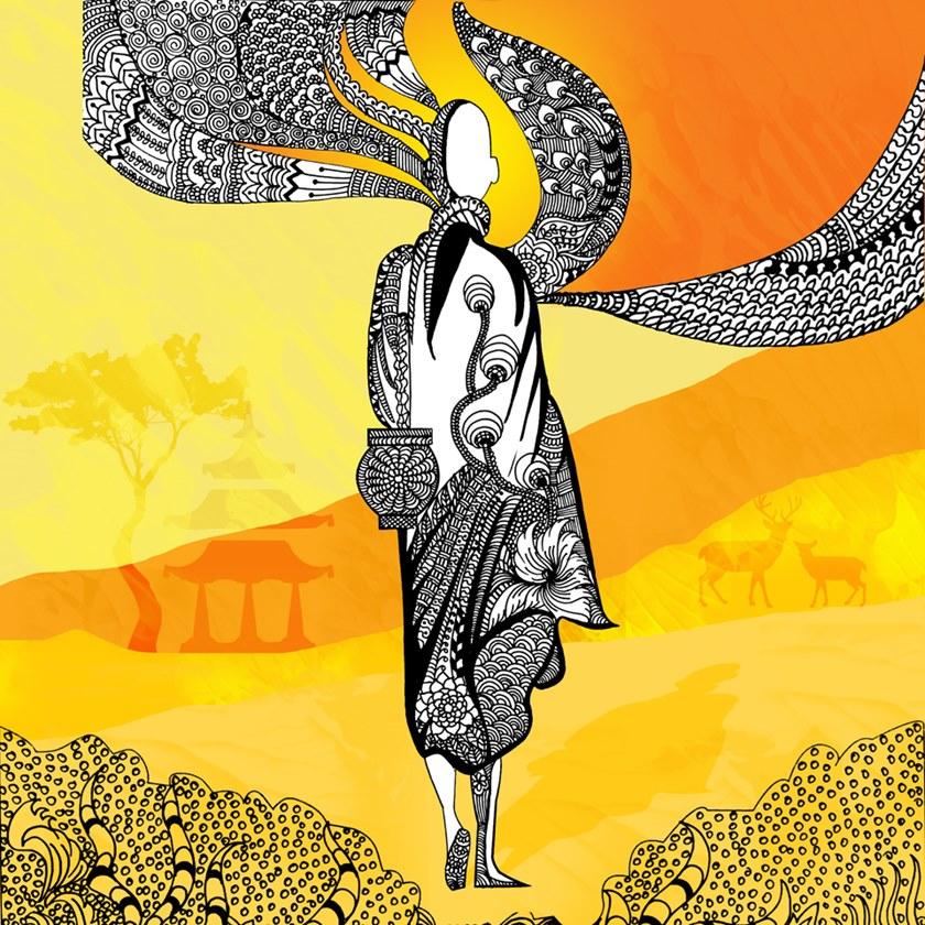 MOMENTI Авторский художественный принт Crazy home paintings Ah-005 - Вид №1