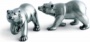 10648915 Vagabond House Набор для соли и перца Vagabond House Лесные истории.Медведи 6см, олово Олово