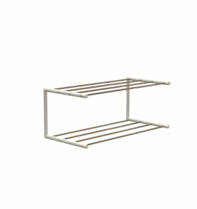 FROST Полка для обуви 1, 60cm » золото / белый Нержавеющая сталь Белое золото N1929-GW