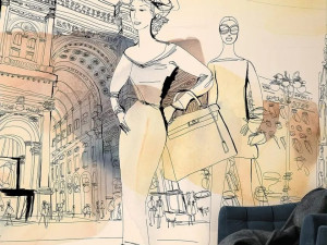 Carta da parati multicolor, PVC free, eco-friendly, lavabile