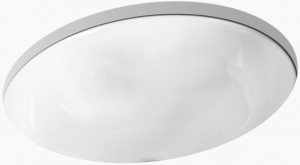 K-14218-HD1-0 Накладная раковина под столешницу  прямоугольная Kohler