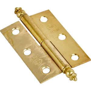 Петля мебельная карточная съёмная правая Amig 541 50x35 мм сталь цвет золото