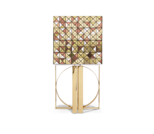 0-298 Пиксельный шкаф на ножках из анодированного золота Boca Do Lobo