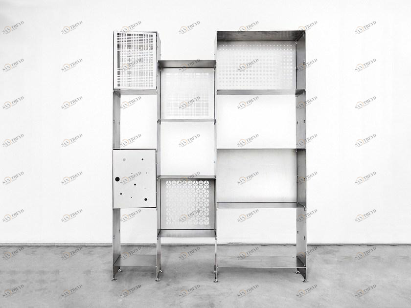 Officine Tamborrino Модульный книжный шкаф из листового металла sun-id-1373420