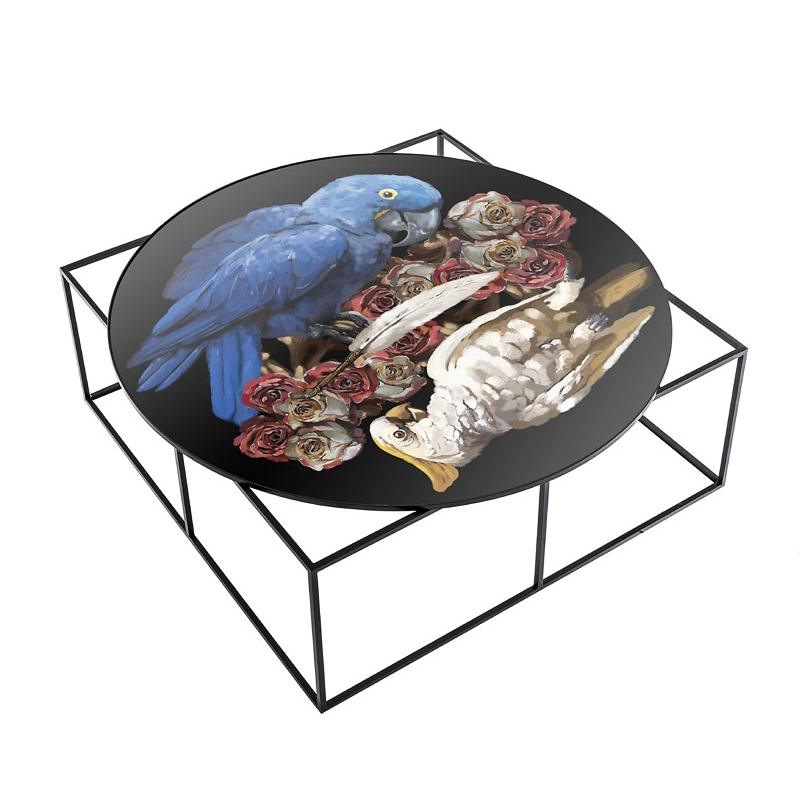 Стол журнальный  MINOTTI MTD90 The black attitude