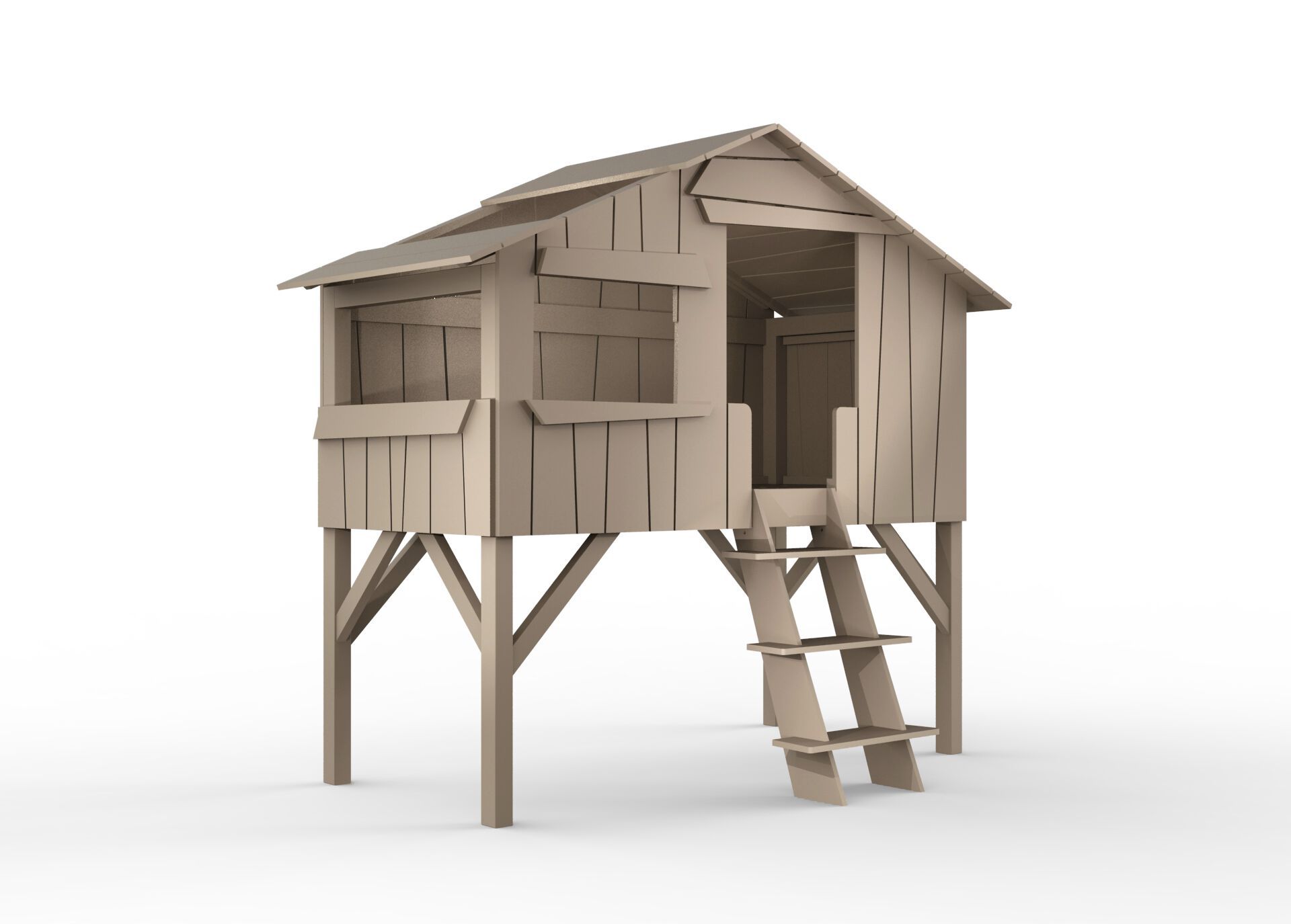 Односпальная кровать из МДФ Mathy by Bols КРОВАТИ И ГОРКИ ДЛЯ ДОМИКОВ НА ДЕРЕВЕ ARCH-00136891 - Вид №45