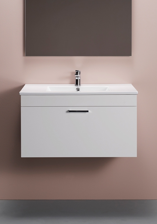 1580022 Go Шкаф Для Умывальника 800 White High Blank Hafa  Белый 