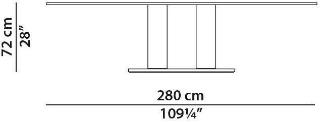 BAXTER Прямоугольный мраморный стол Matera sun-id-1380858 - Вид №3