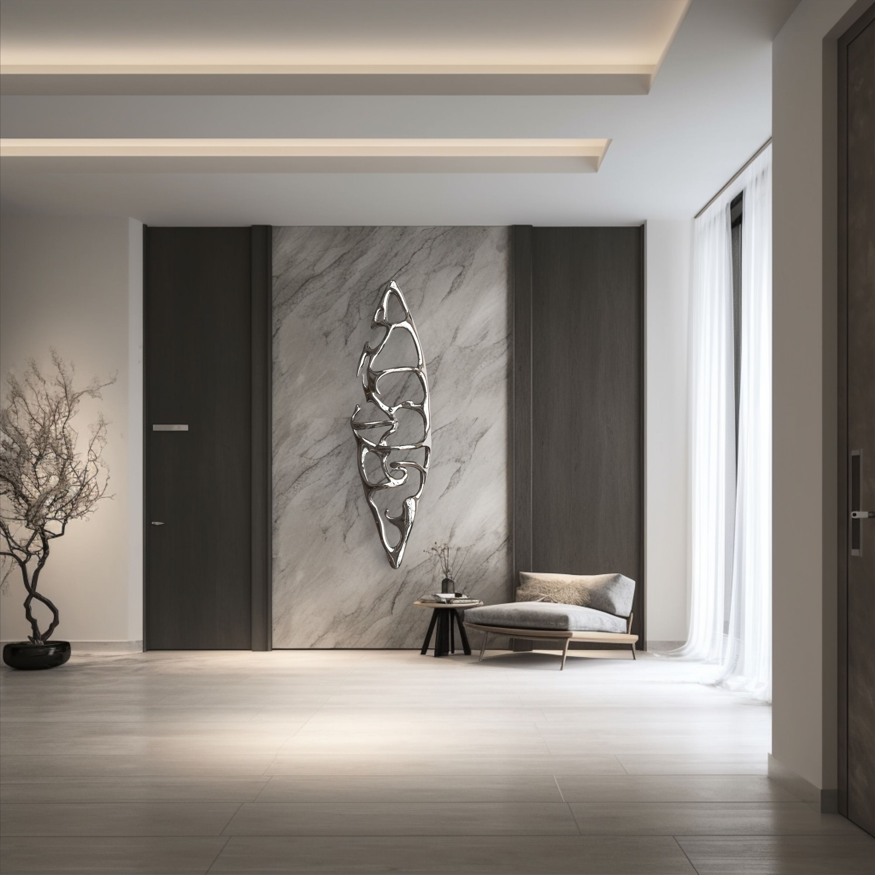 Stainless steel towel warmer P&Bhusri Master Art Style ARCH-00128077 - Вид №1