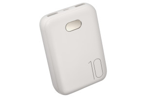 17265072 Внешний АКБ US-CD66 PB9 Dual USB Mini Digital Power Bank белый 10000mAh УТ000021865 USAMS