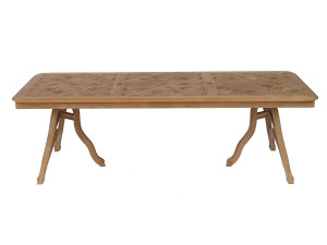 Прямоугольный садовый стол из тикового дерева