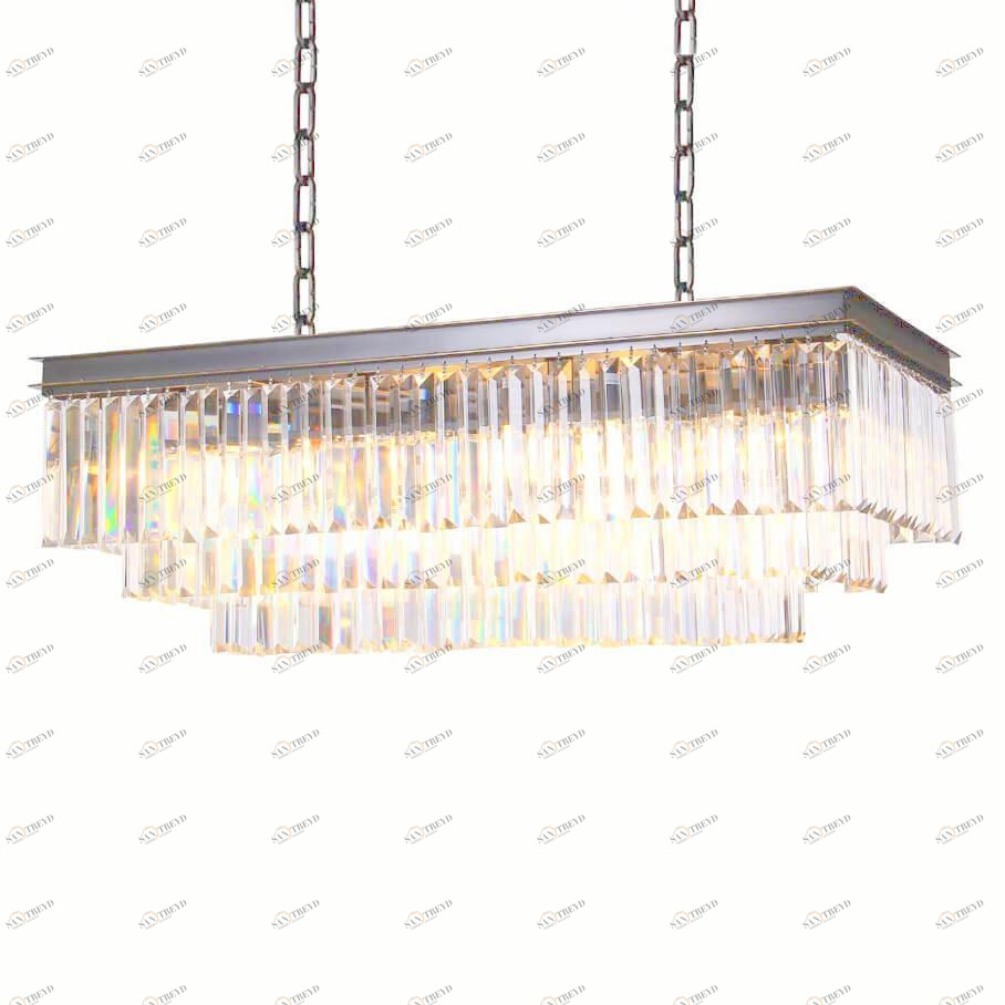 Подвесная люстра Newport 31116/S Nickel М0060919 NEWPORT ДИЗАЙНЕРСКИЕ 00-3887894 Прозрачный;серебро 