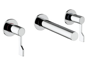 Настенный смеситель для раковины с 3 отверстиями