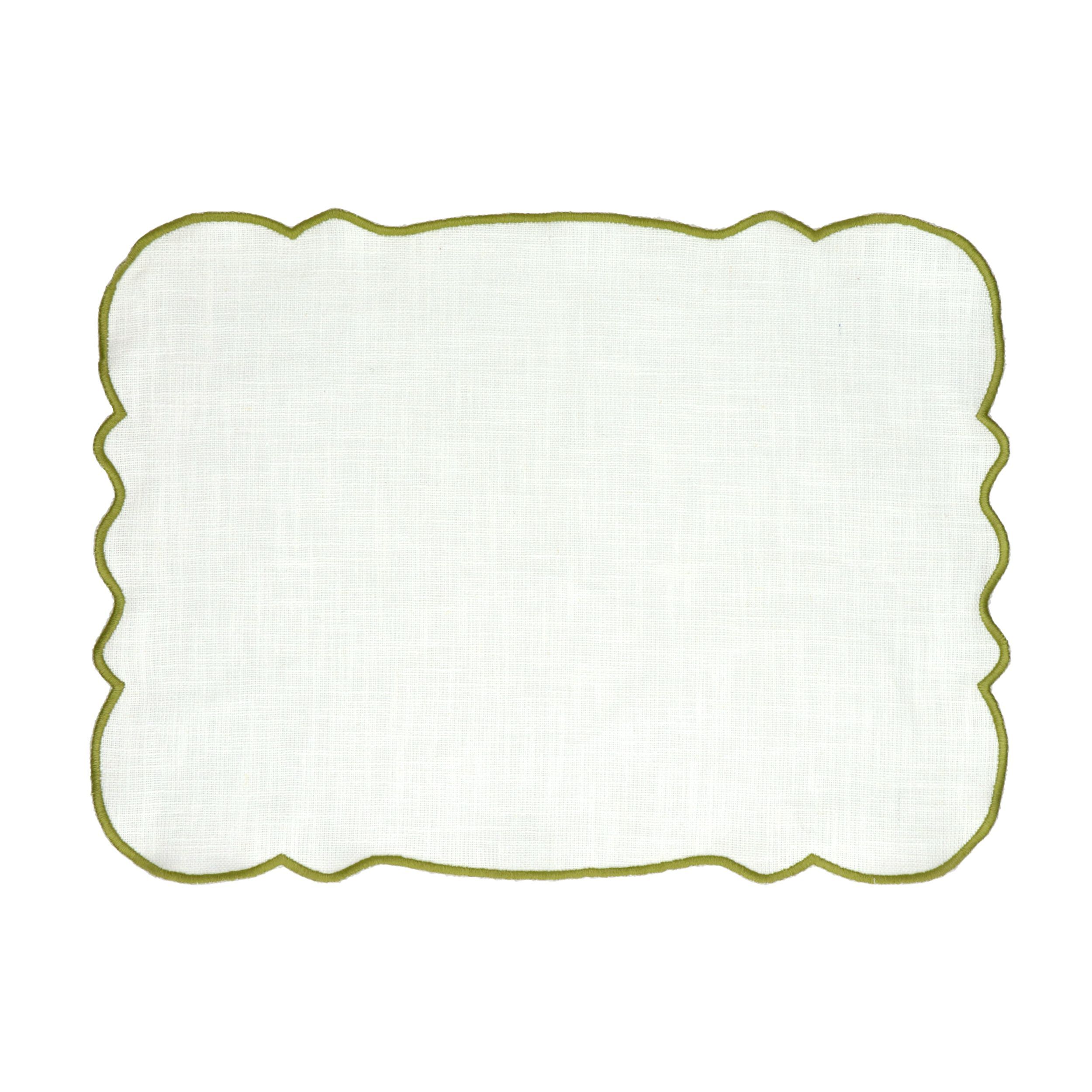 Прямоугольная льняная салфетка POMAX FARFALLE ARCH-00115957 - Вид №3