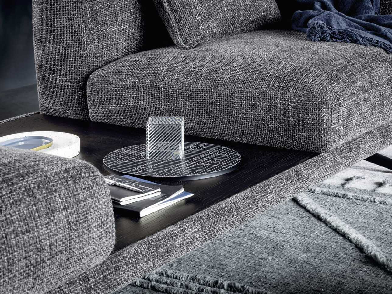 Тканевый диван с полуостровом Novamobili NOA ARCH-00036814 - Вид №3