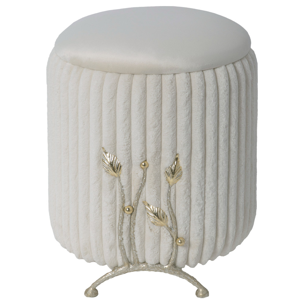 14082 Банкетка Терра Грасс Айвори Мраморное золото BOGACHO 4627196590892