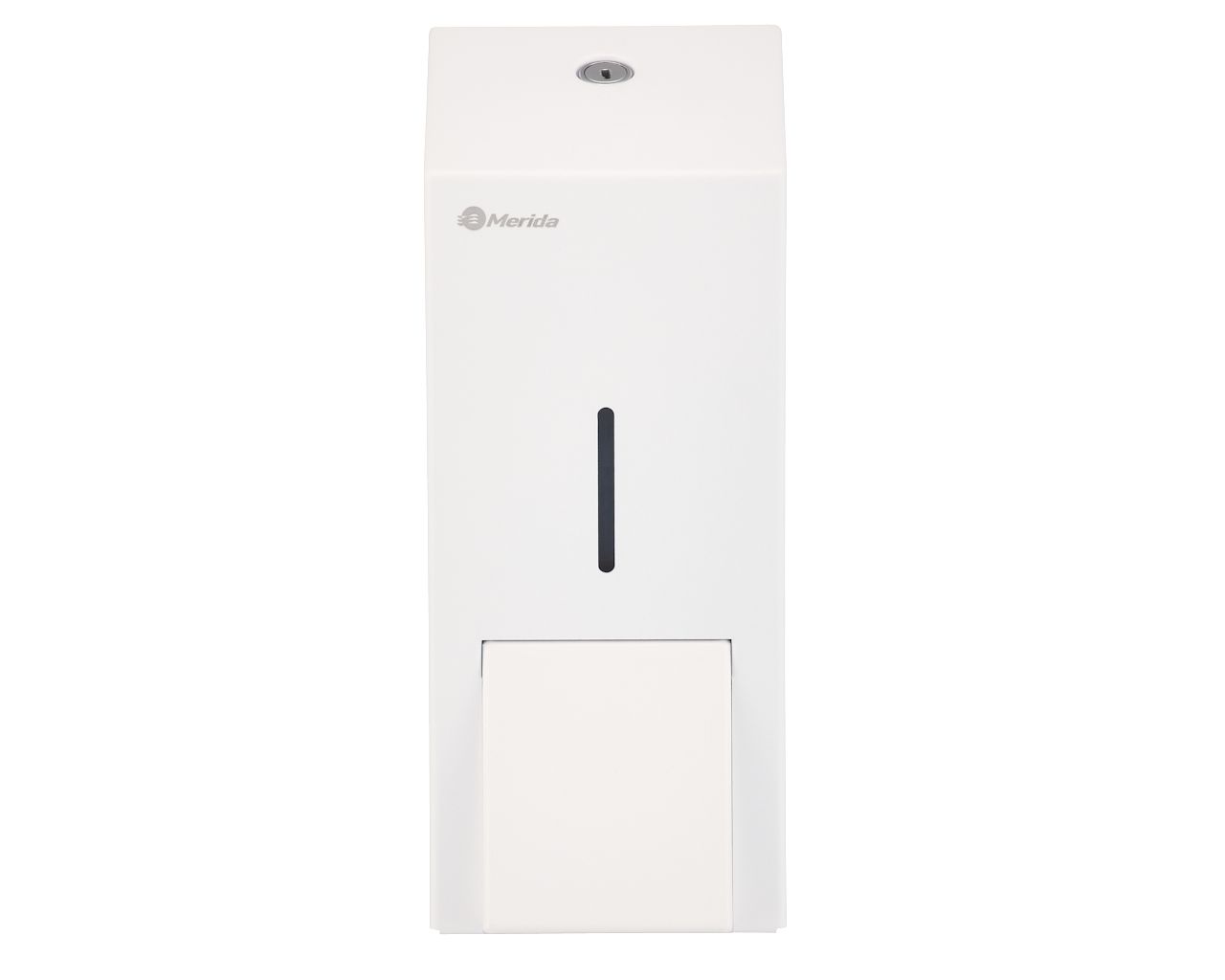 DSB107 Дозатор жидкого мыла STELLA WHITE LINE MAXI, емкость бака 800 мл, белый Merida  - Вид №4