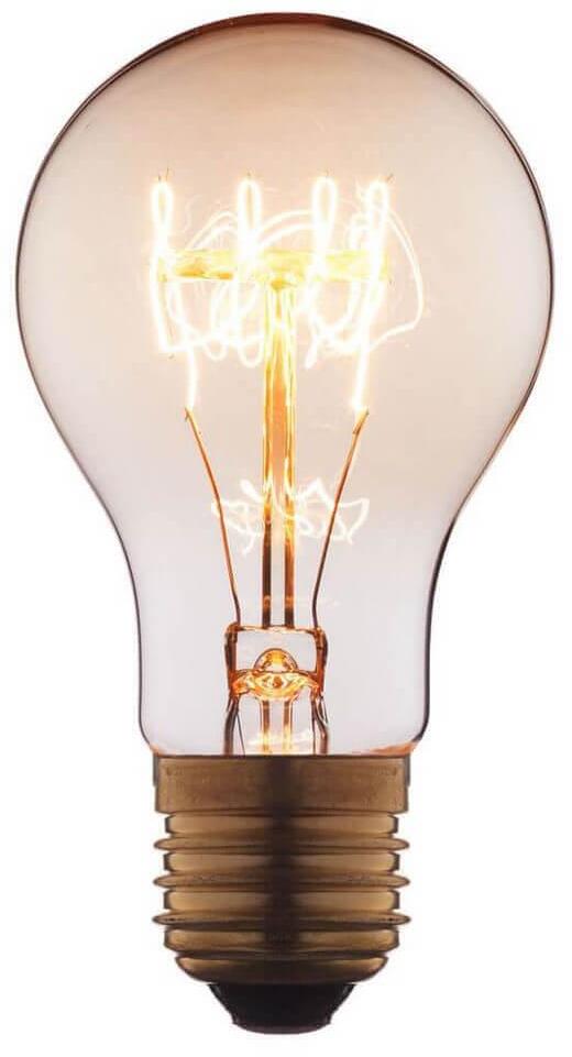 1004-SC Лампа накаливания E27 60W прозрачная Loft IT Edison Bulb