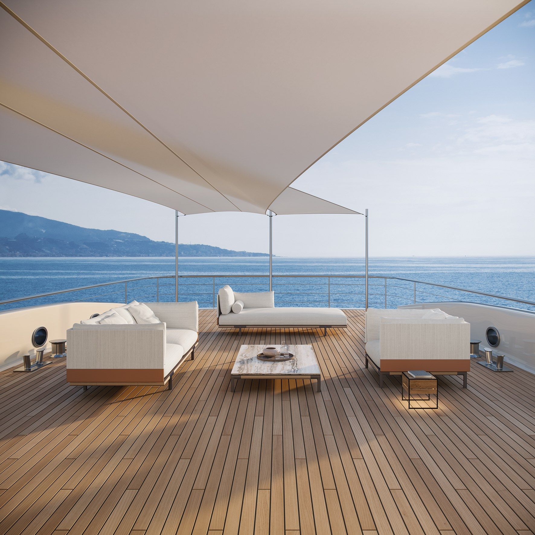 Ткань сад пуфик Ethimo залив ARCH-00138215 - Вид №3