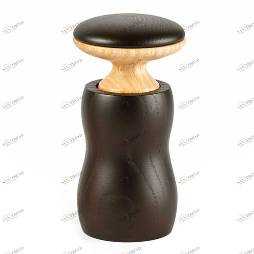 Мельница для соли и перца Legnoart, ясень, 115х60х60 мм, темно-коричневая L002070800015