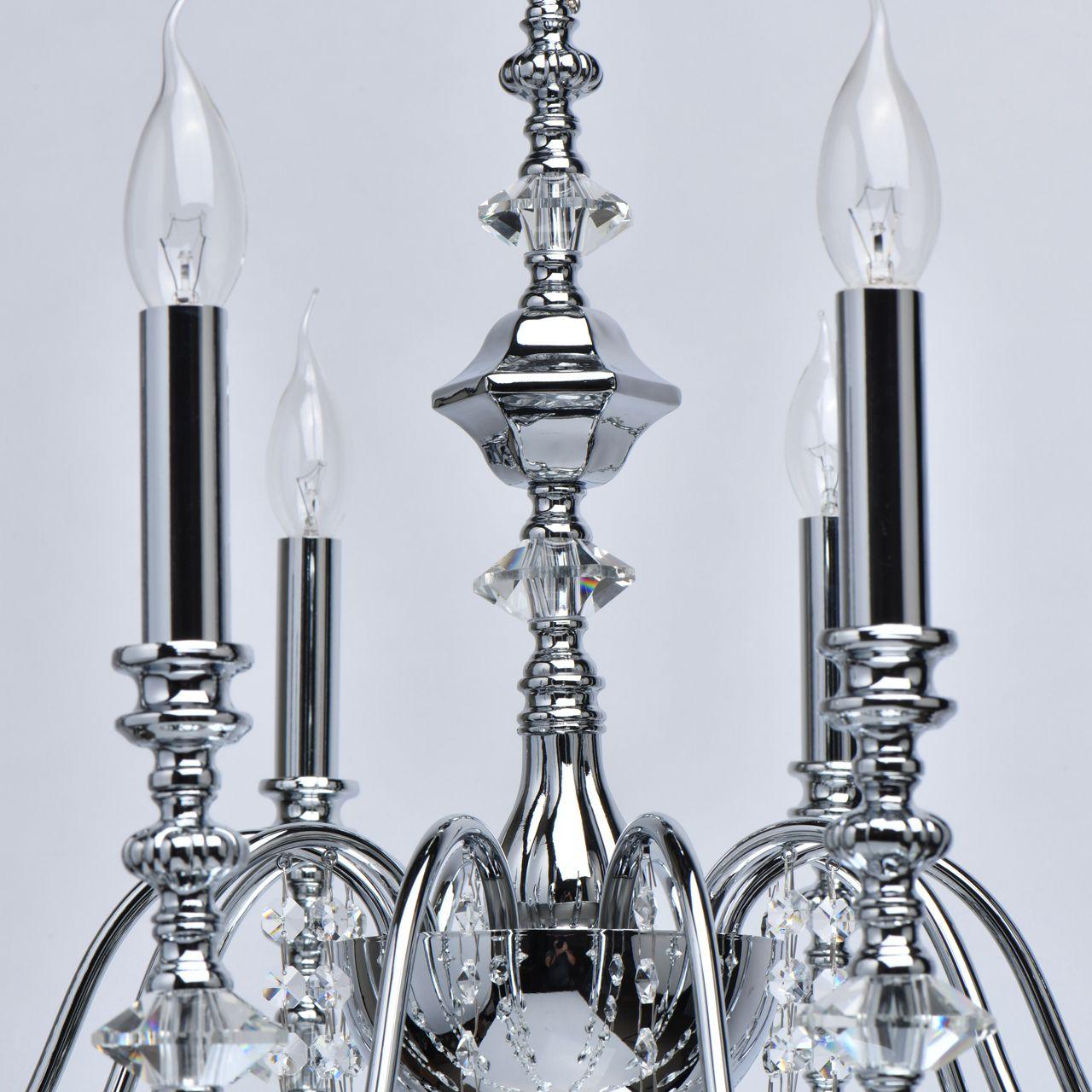 Подвесная люстра MW-Light Консуэлло 614012310 MW-LIGHT ДИЗАЙНЕРСКИЕ, КОНСУЭЛЛО 285793 Хром  - Вид №3