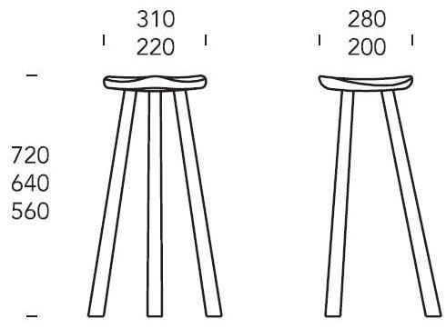 Nikari Табурет из ясеня Café CAFÈ sun-id-1439494 - Вид №2