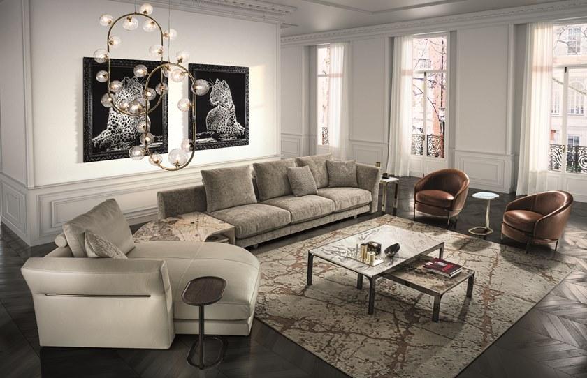 Longhi Модульный тканевый диван Loveluxe 2020 – sartoria collection sun-id-1513575 - Вид №10