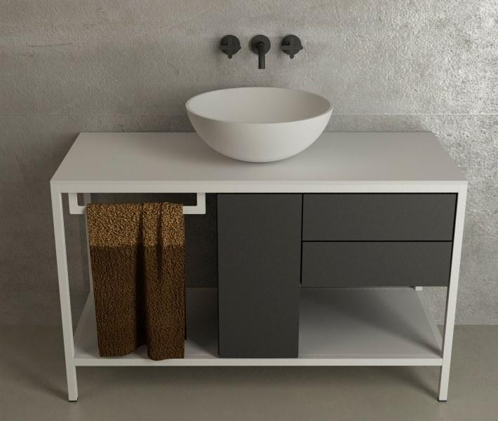 MOMA Design Металлическая модульная напольная консольная мойка sun-id-1469415 - Вид №4