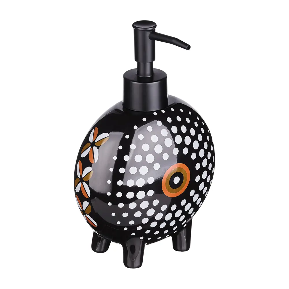 Дозатор для жидкого мыла Moroshka Bantu цвет черный STLM-2189983