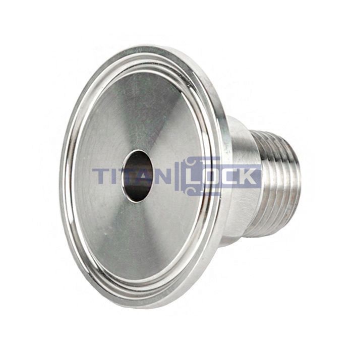 Штуцер Clamp с наружной резьбой DN65 нерж.316, DIN TL65CLM TITAN LOCK 