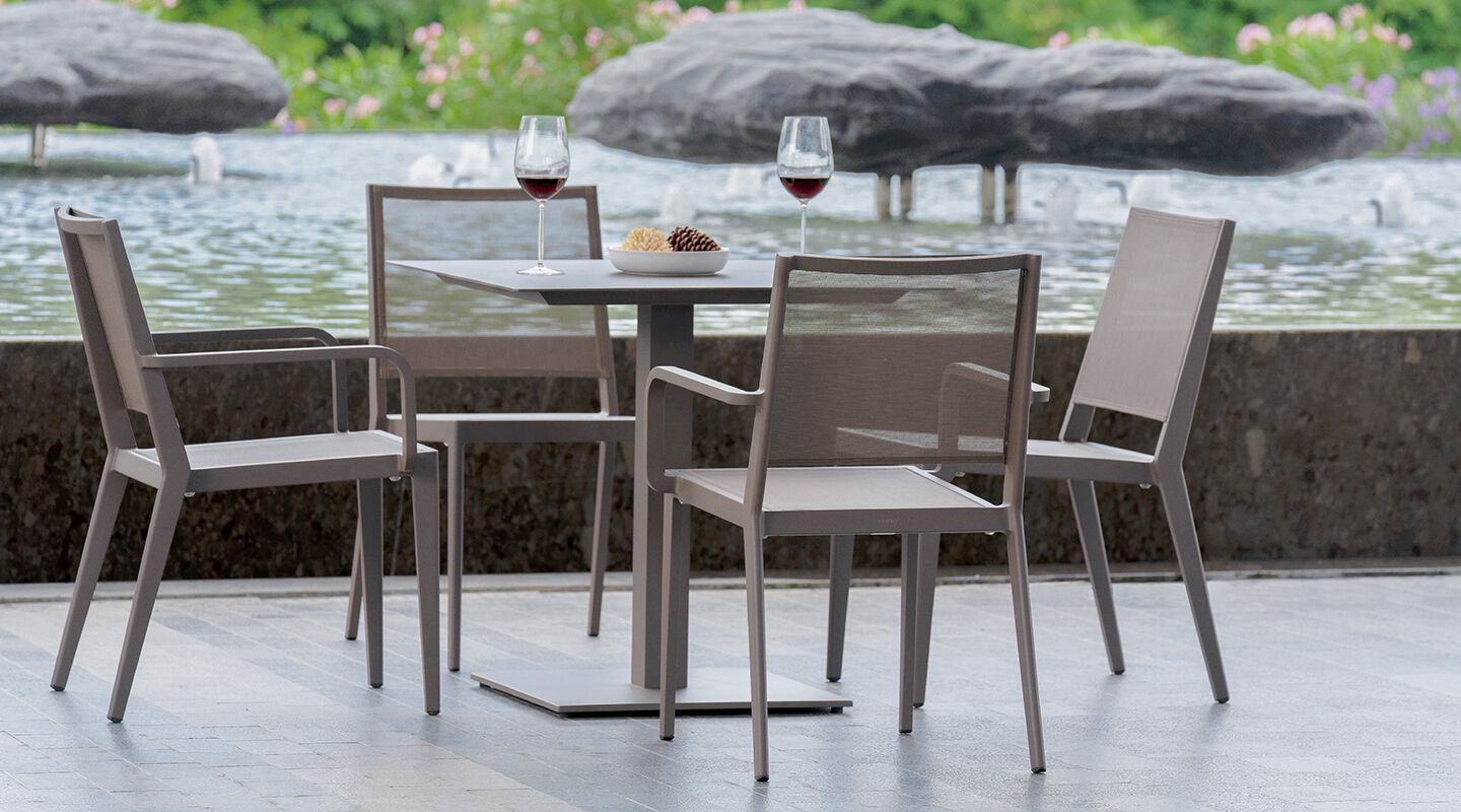 Batyline ® садовый стул с алюминиевой рамой VINEKO Элиза ARCH-00044801 - Вид №2