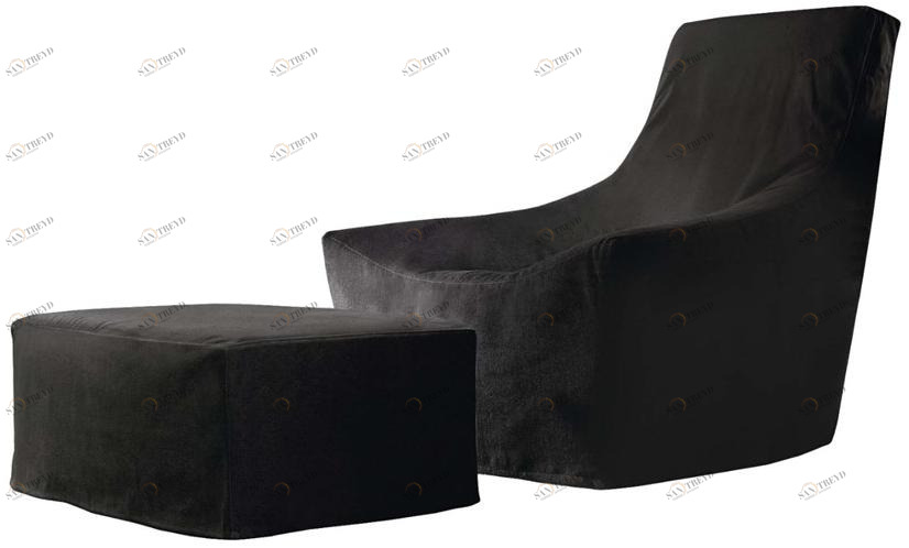 JESSE Кресло со съемным чехлом из ткани sun-id-1385182