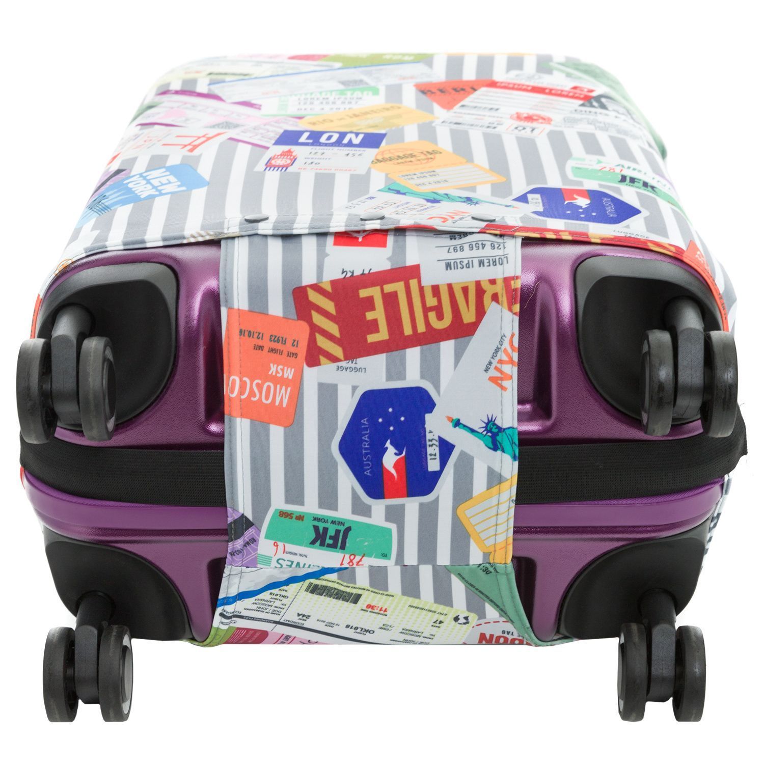 EBH688-S Чехол для чемодана малый EBH688 S Traveler Stripes Eberhart  - Вид №3