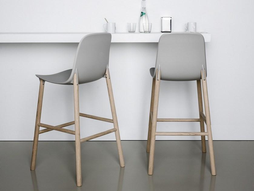 Kristalia Барный стул из полиуретана со спинкой Sharky sun-id-1443826 - Вид №3