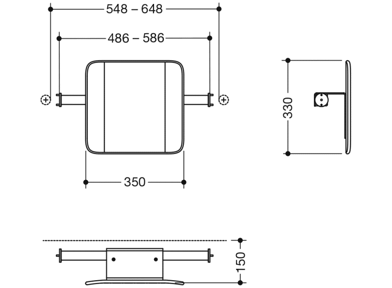 900.51.90640 поддержка спины HEWI Stützen  - Вид №2