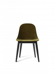 9395001-003101ZZ MENU Боковой обеденный стул Harbour, деревянная основа, обитый Черный дуб | Городской бархат - CA7832 / 031