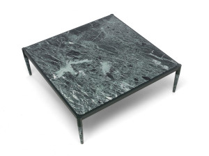 Квадратный мраморный журнальный столик