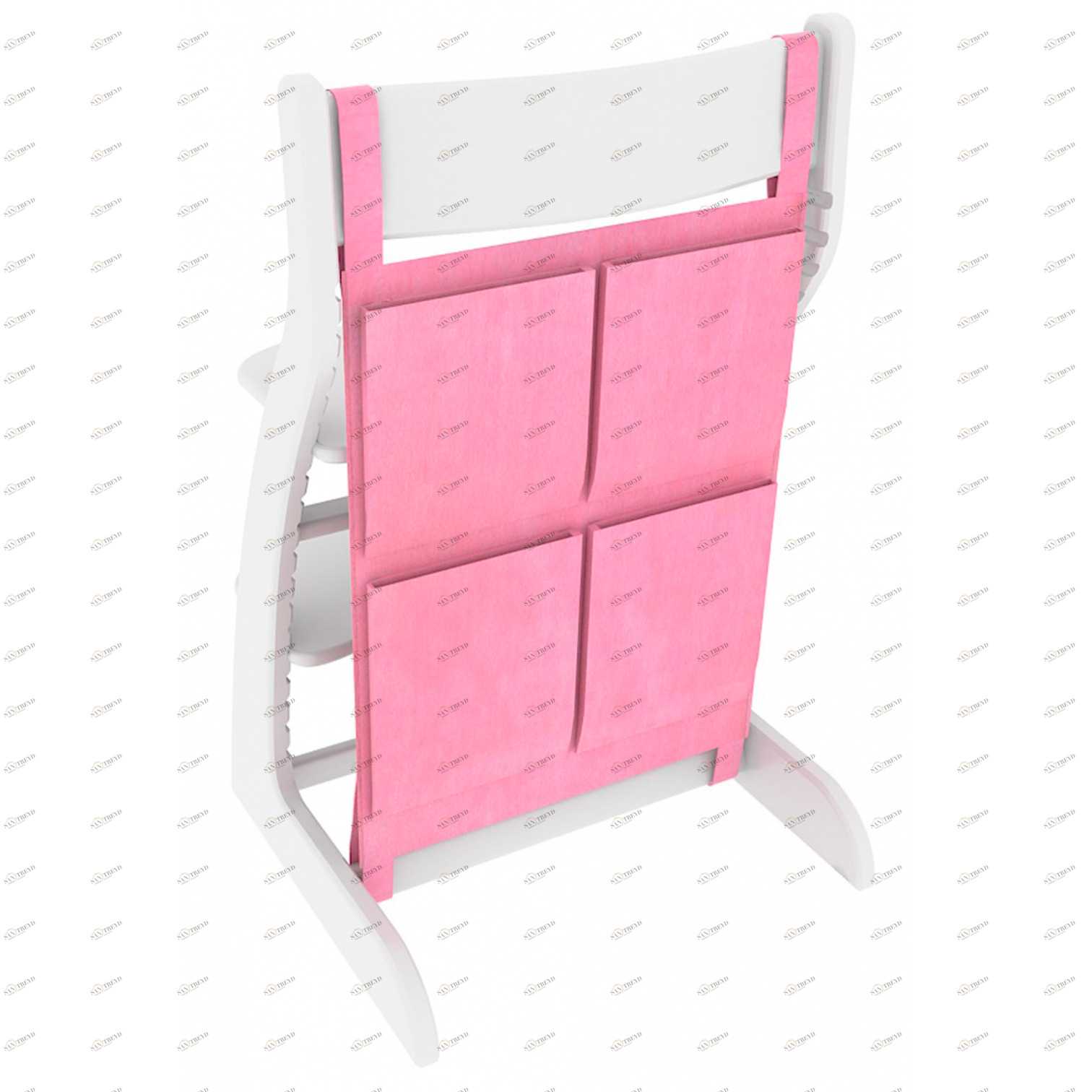 Карманы навесные на спинку стула "Усура" розовые БЕЛЬМАРКО  327269 Розовый Santreyd 